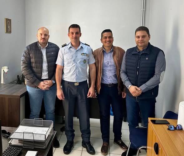 Επίσκεψη της Ένωσής μας στο Αστυνομικό Τμήμα Θέρμης