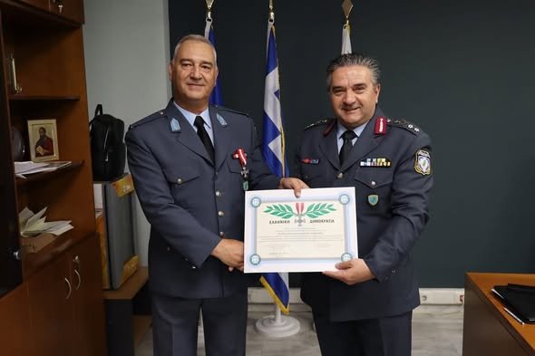 Με τιμή και υπερηφάνεια: Βράβευση του Ανθυπαστυνόμου Πλατή Χρήστο