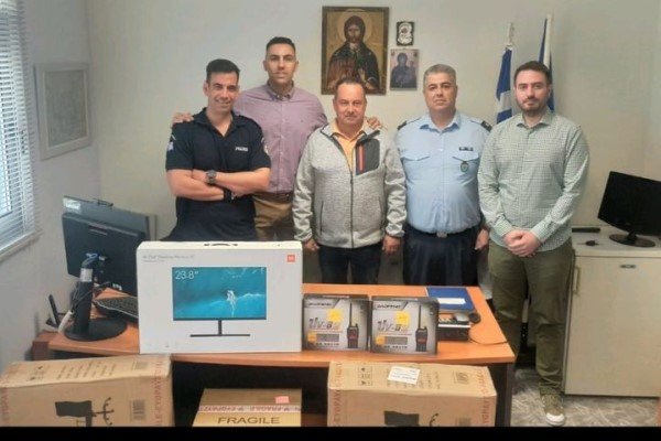 Η Ένωσή μας στο Αστυνομικό Τμήμα Θερμαϊκού