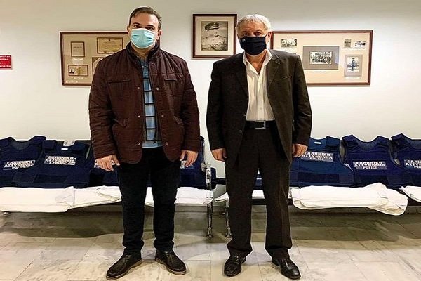 Εξασφάλιση μεγάλης χορηγίας αλεξίσφαιρων γιλέκων και διανομή τους σε αστυνομικές υπηρεσίες της περιφέρειάς μας