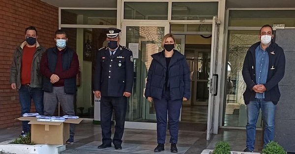 Επίσκεψη του προεδρείου μαζί με εκλεγμένους αντιπροσώπους της Ένωσής μας στη Διεύθυνση Αστυνομίας Κιλκίς και παράδοση υγειονομικού υλικού