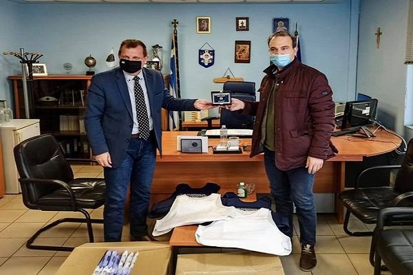 Επίσκεψη στην Διεύθυνση Αλλοδαπών Θεσσαλονίκης. Παράδοση αλεξίσφαιρων γιλέκων και υγειονομικού υλικού